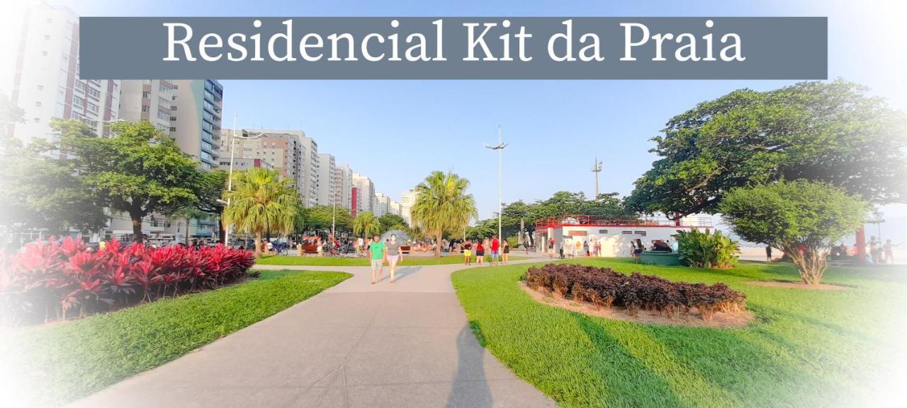 شقة Residencial Kit Da Praia سانتوس المظهر الخارجي الصورة