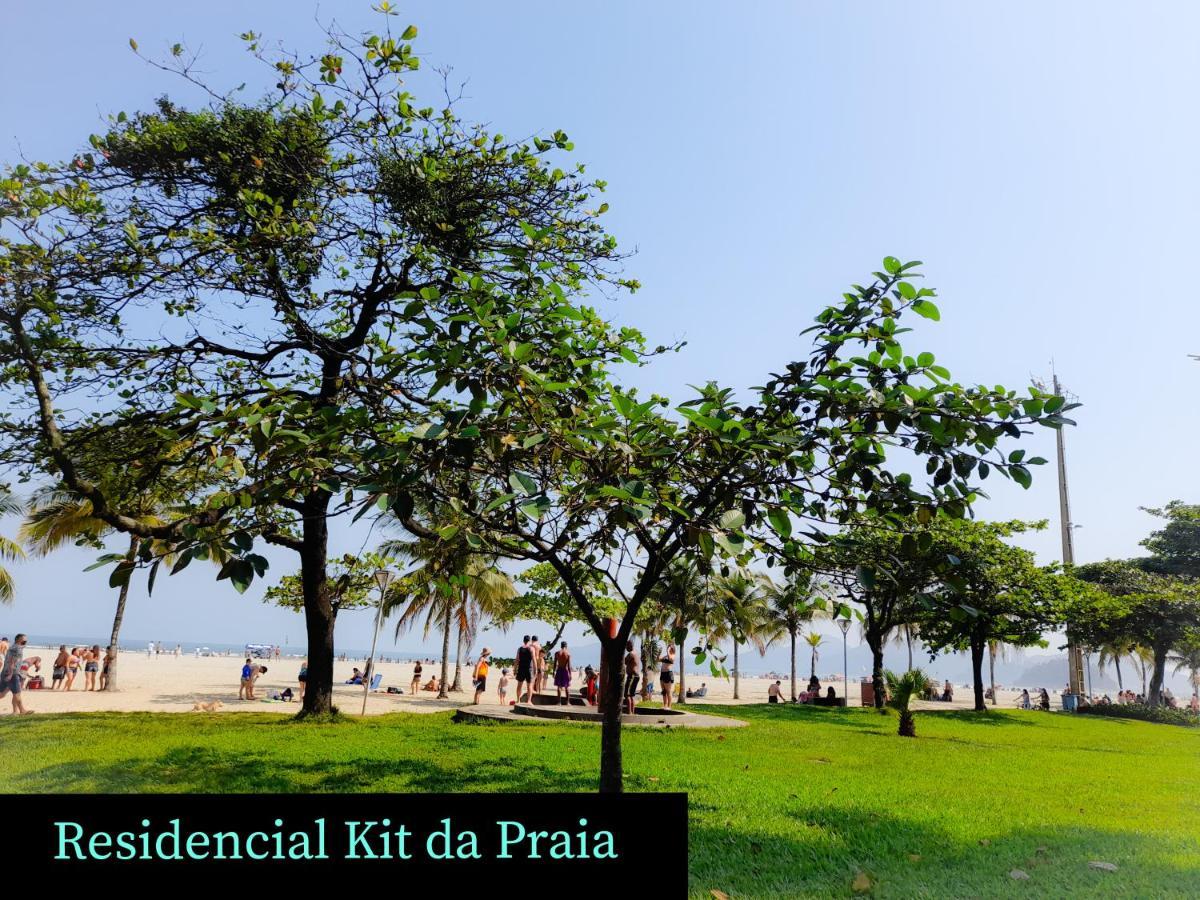 شقة Residencial Kit Da Praia سانتوس المظهر الخارجي الصورة
