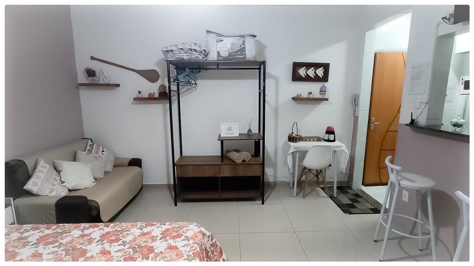 شقة Residencial Kit Da Praia سانتوس الغرفة الصورة