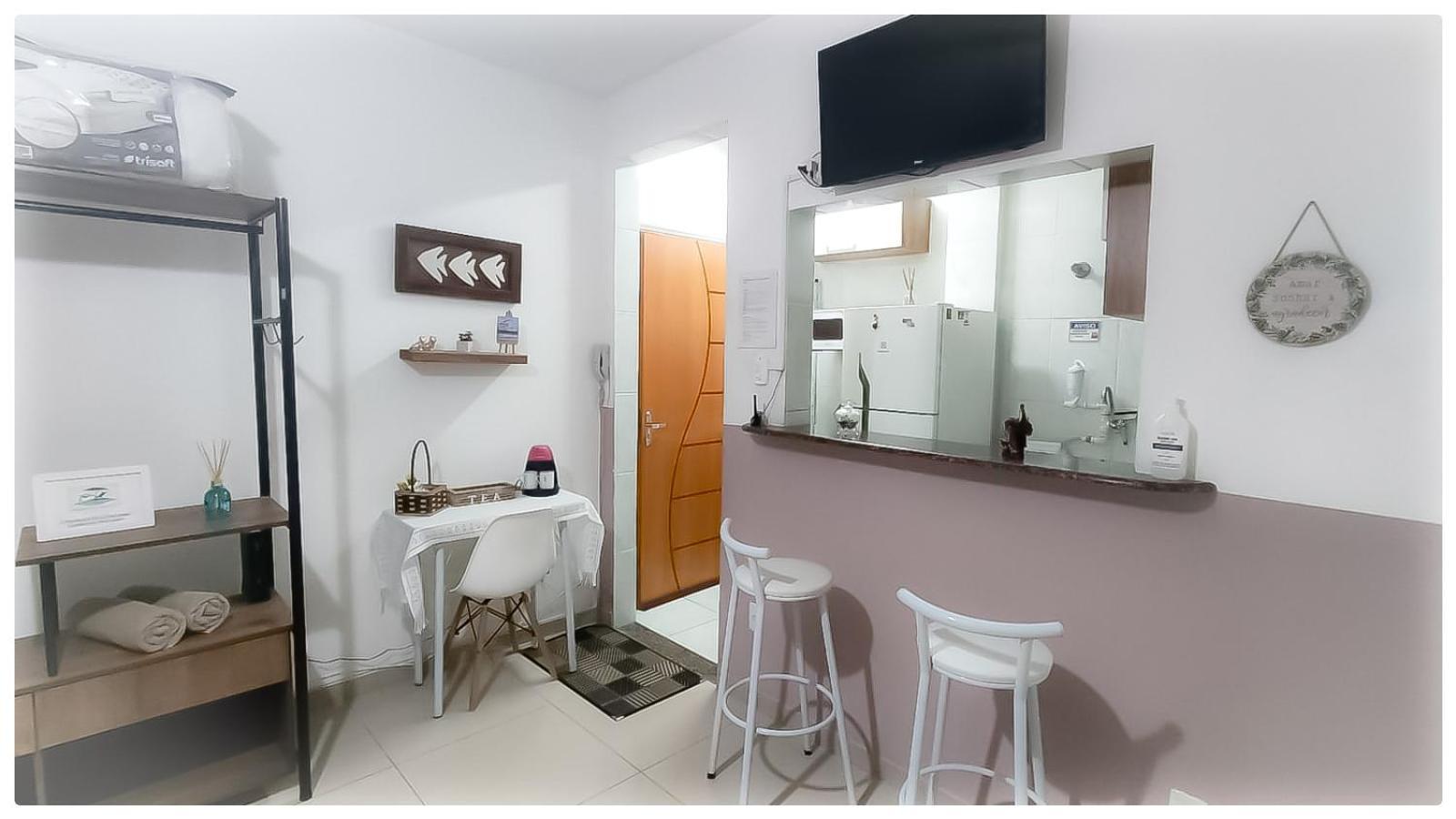 شقة Residencial Kit Da Praia سانتوس الغرفة الصورة